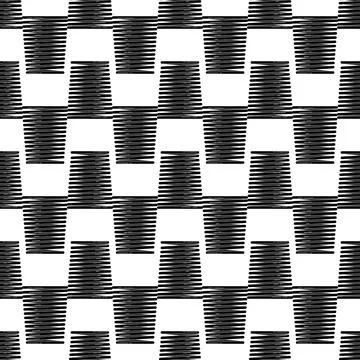 Shock suspension spring pattern seamless vector Illustrazione stock
