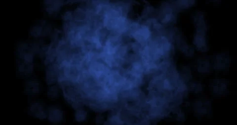 Shock wave abstract smoke cosmic explosion shockwave blue energy on black b.. Stock Footage 291835610