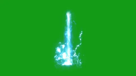 Shock wave motion graphics with green screen background Stock Footage 134859843