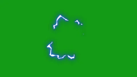 Shock wave motion graphics with green screen background Stock Footage 137147481