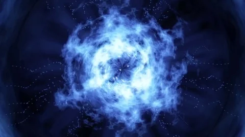 Shock wave space plasma. Birth of stars. Stockbeeldmateriaal 70757283