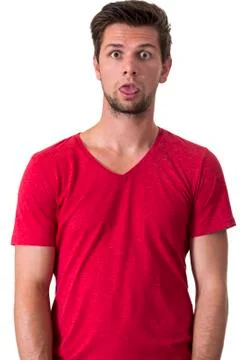 Shocked expression Stock Photos