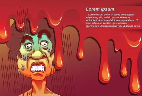 Shocked. Stock Illustration