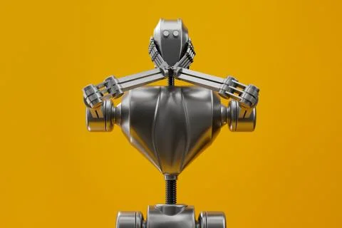 Shocked machine Stock Illustration