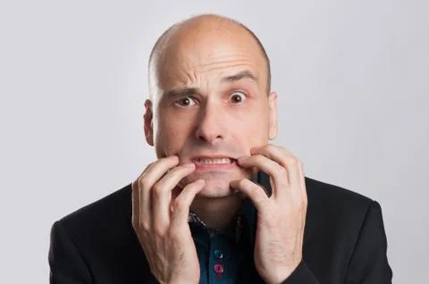 Shocked man Stock Photos