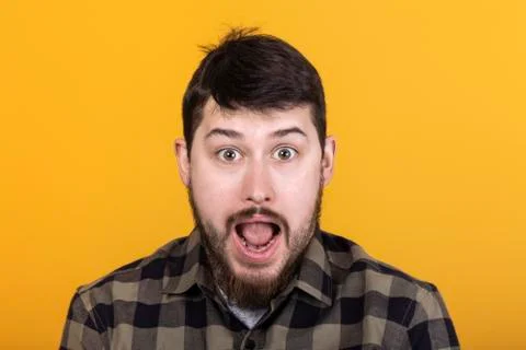 Shocked man Stock Photos