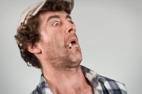 Shocked Redneck Foto stock