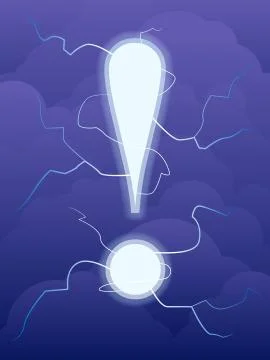 Shocking declaration Stock Illustration