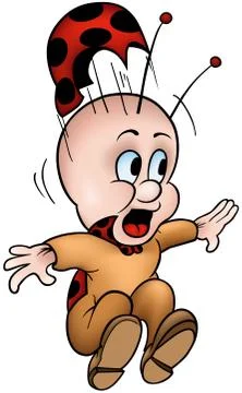 Shocking Ladybug Stock Illustration