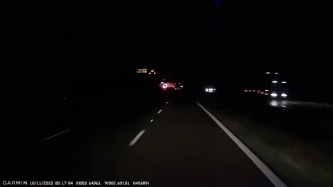 Shocking lorry tyre explosion caught on camera Video stock 109390524