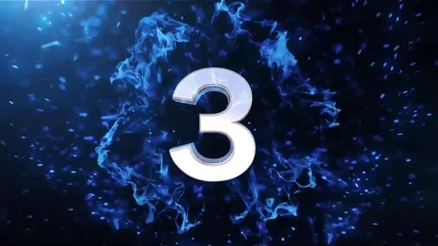 Shocking style shock wave countdown video Stock Footage 270483724