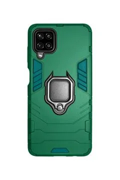Shockproof bumper case for smartphone on a white background. Stock Photos