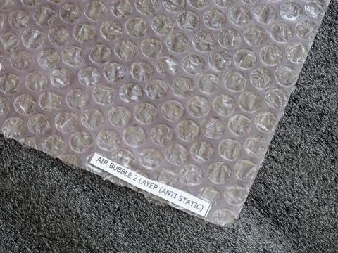 Shockproof material - Air Bubble Sheet Stock Photos