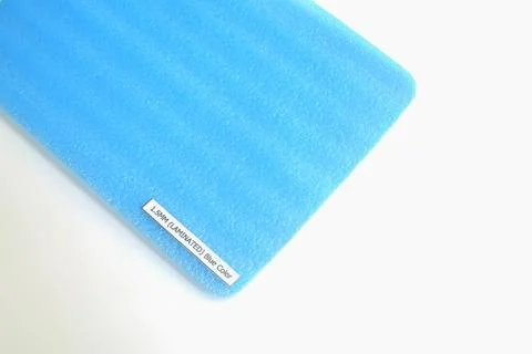 Shockproof material Polyethelene foam on white background. Stock Photos