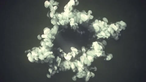 Shockwave effect on an old concrete surface. 3d rendering background 4K Stock Footage 237749425