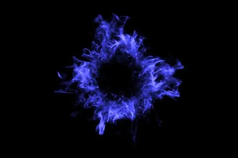 Shockwave explosion with a darkblack background. イラスト素材