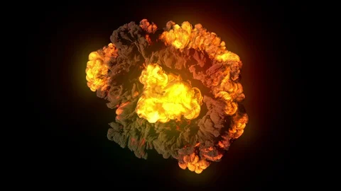 Shockwave explosion Stock Footage 97942523