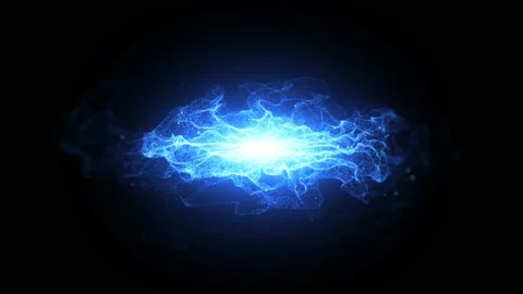 Shockwave Fluid Particles Background Loop Video stock 175181206