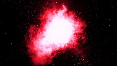 Shockwave Power Fire Explosion Loop Stock Footage 104239582