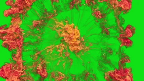 Shockwave smoke explosion. Steam or dust wave animation. Green screen, chro.. 스톡 동영상 331104332