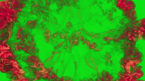 Shockwave smoke explosion. Steam or dust wave animation. Green screen, chro.. 스톡 동영상 331104344