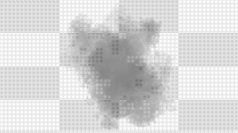 Shockwave smoke explosion. Steam or dust wave animation. Alpha channel is e.. Stock Footage 331481837