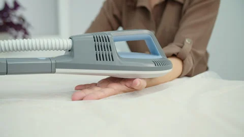 Shockwave therapy applied to patient hand during rehabilitation Stock Footage 325853983