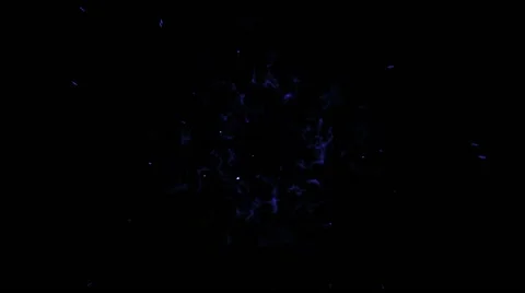 Shockwaves color with particles Stock Footage 59772796