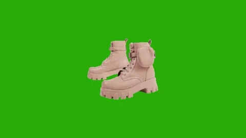 Shoe animation on green screen Vídeo Stock 330761067