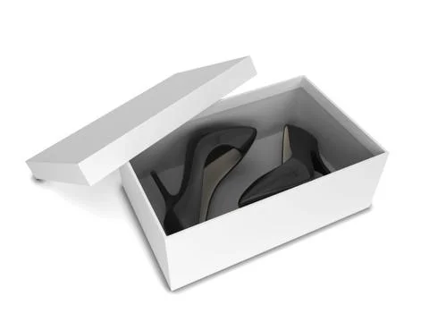 Shoe box Stock Illustration