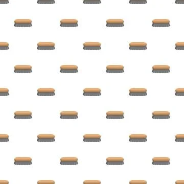 Shoe brush pattern repeating for cleaning background design Stockillustratie