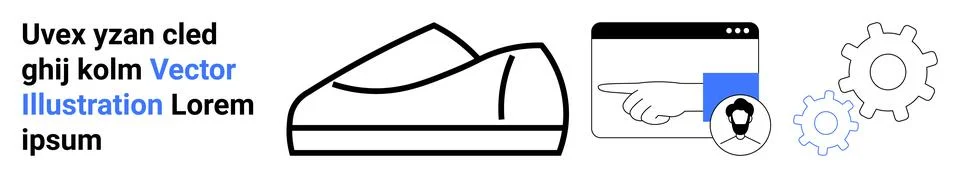 Shoe Design Process From Concept to User Feedback and Gear Integration Stock Illustration