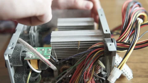 Shoe electrical appliance from dust Stock Footage 105704352