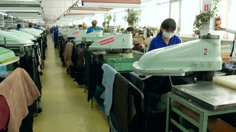 Shoe factory Stock Footage 169479140