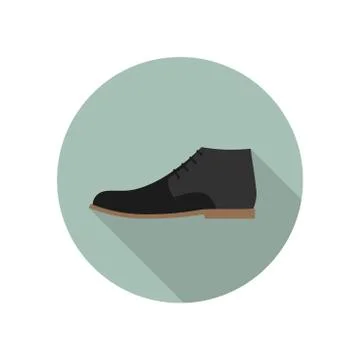 Shoe flat icon Stock Illustration