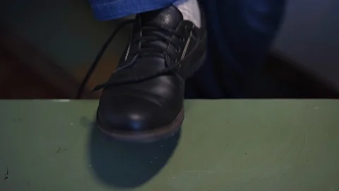Shoe lacing 2 Stock Footage 120769917