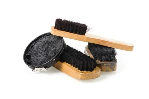 Shoe maintenance set Stock Photos