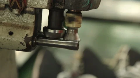 Shoe making process Stock Footage 46347438