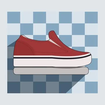 Shoe man display vector illustration Stock Illustration