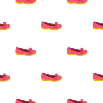 Shoe pattern seamless Stock Illustration