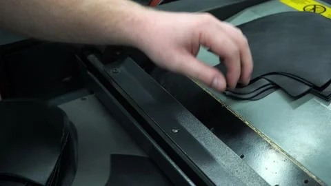 Shoe production in a factory Stock Footage 229727253