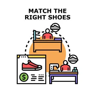 Shoe production process from design to online sales Illustrazione stock