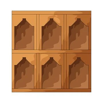 Shoe rack mosque illustration Stock Illustration