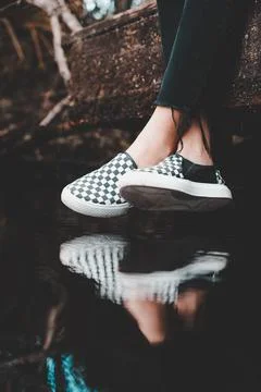 Shoe Reflection Stock Photos