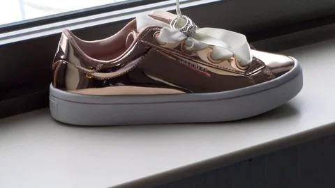 Shoe with Rings Stock Footage 104719922