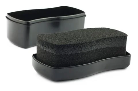 Shoe shine sponge Stock Photos
