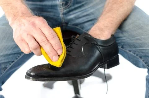 Shoe shining 写真素材