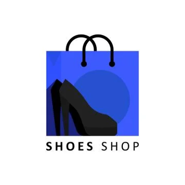 Shoe Shop Logo Concept. Vector illustration 库存插图