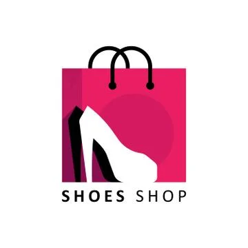 Shoe Shop Logo Concept. Vector illustration 스톡 일러스트