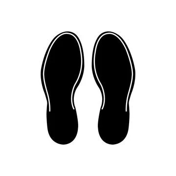 Shoe sole icon Stock Illustration